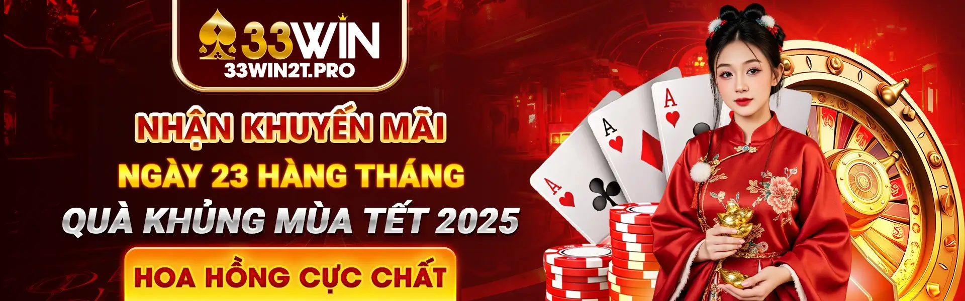 33WIN khuyến mãi quà khủng mùa Tết 2025