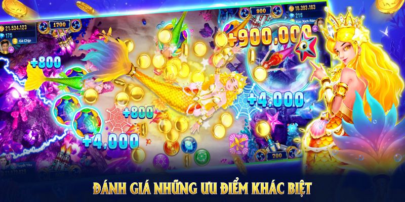 Đánh giá những ưu điểm khác biệt nhất trong game bắn cá xèng